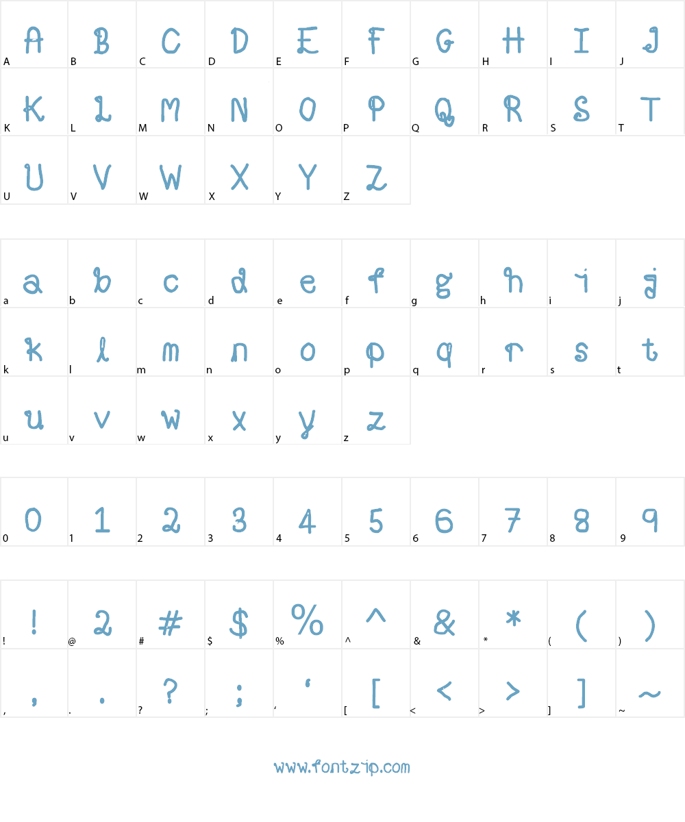 Classy Font Character